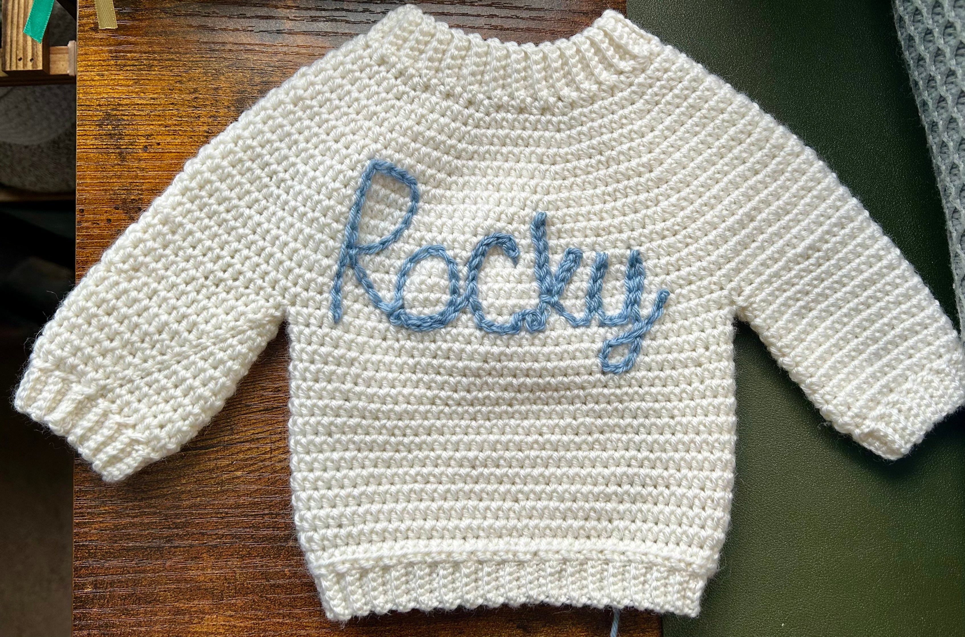 Signature Script Sweater
