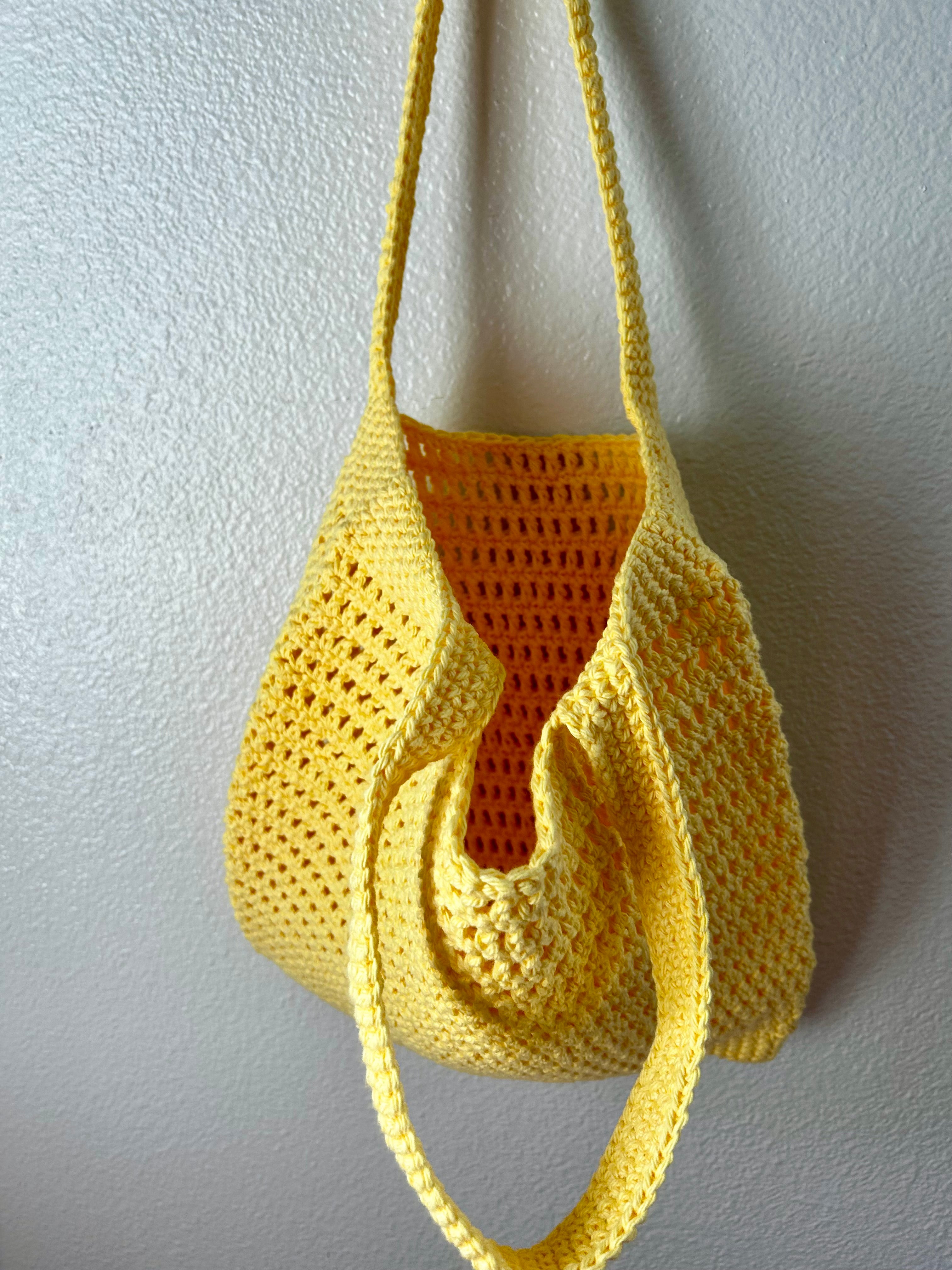 Eco-Friendly Cotton Crochet Market Bag