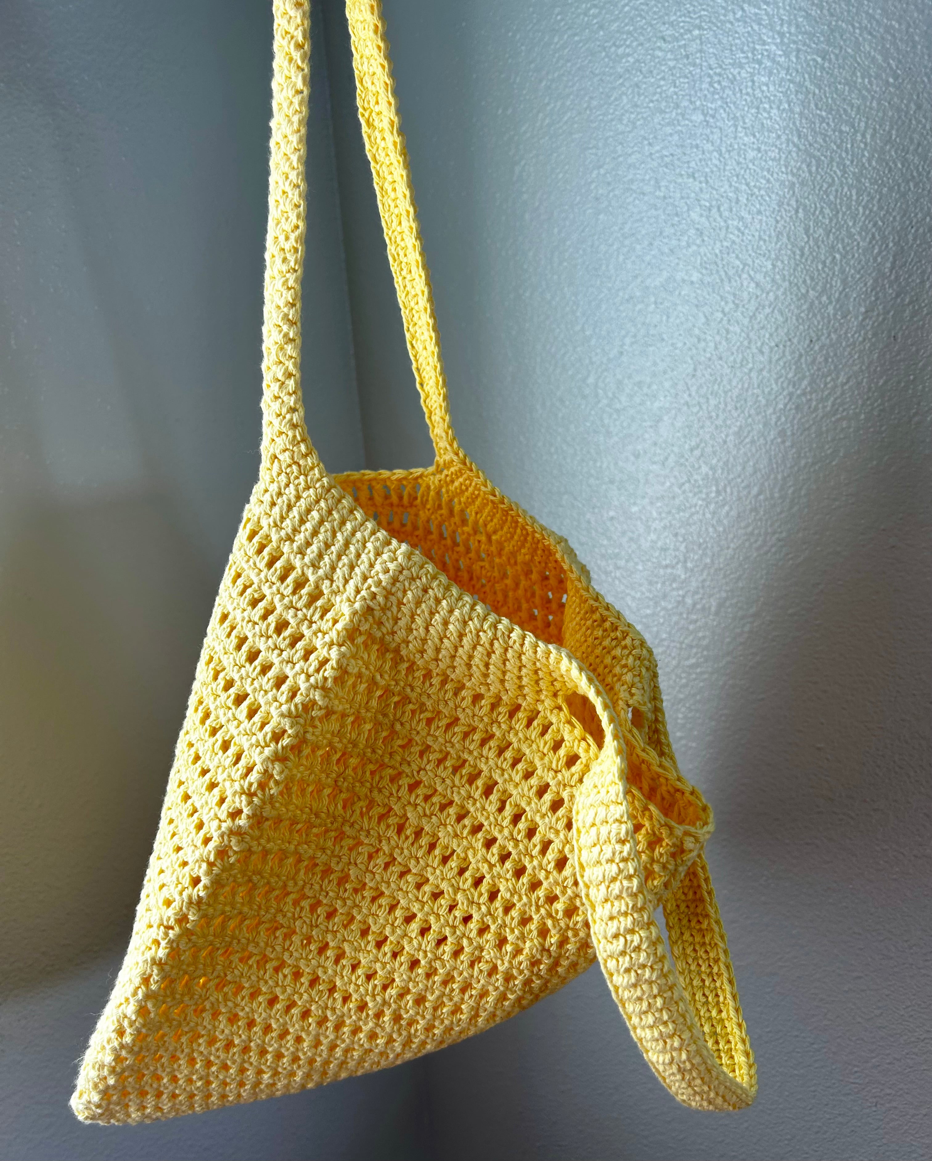 Eco-Friendly Cotton Crochet Market Bag