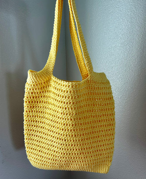 Eco-Friendly Cotton Crochet Market Bag