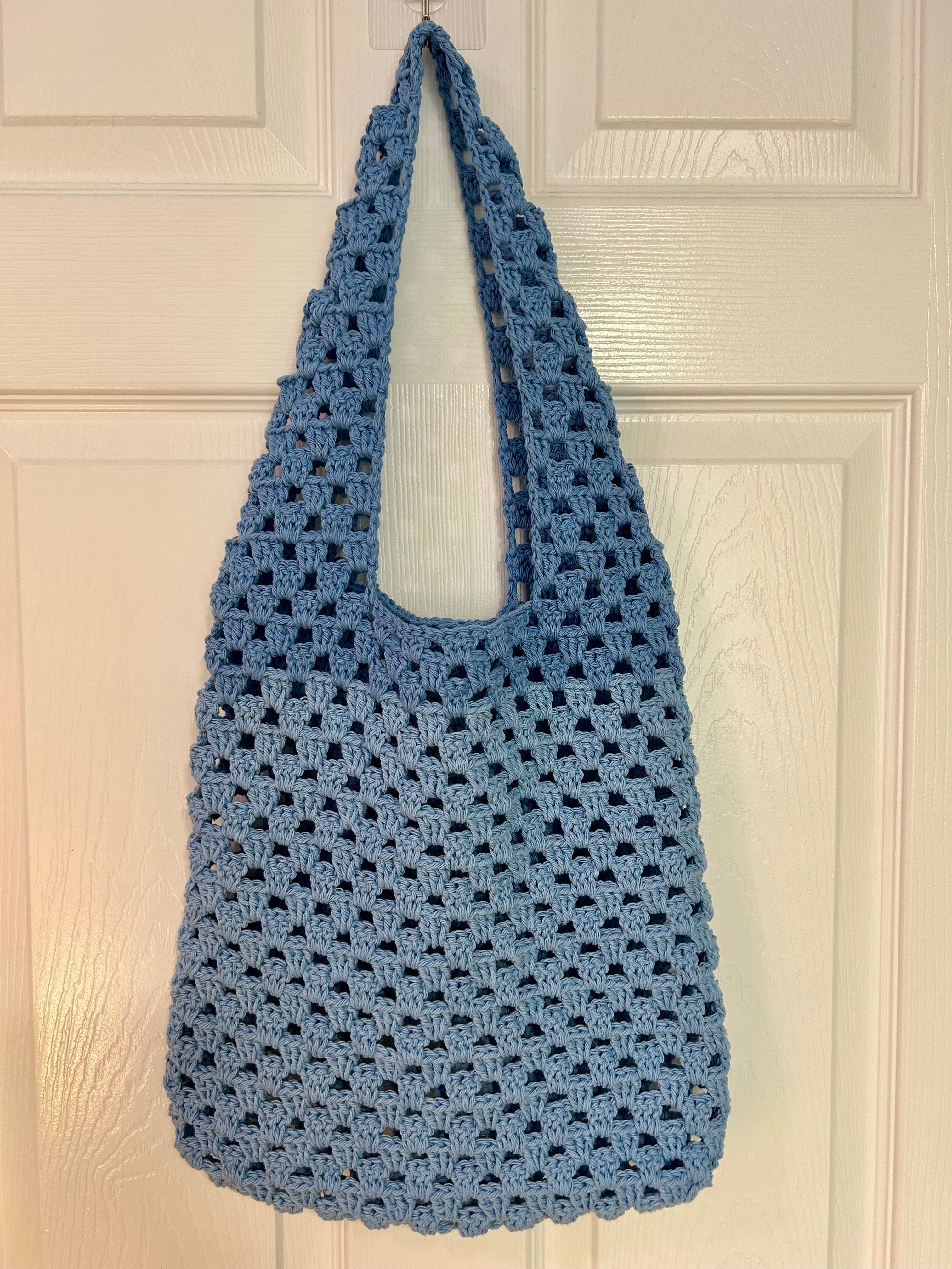 Handmade Blue Ombre Tote