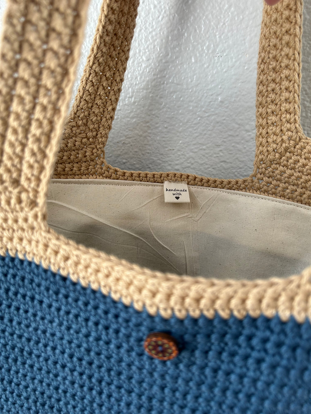 Handmade Sea Glass Tote