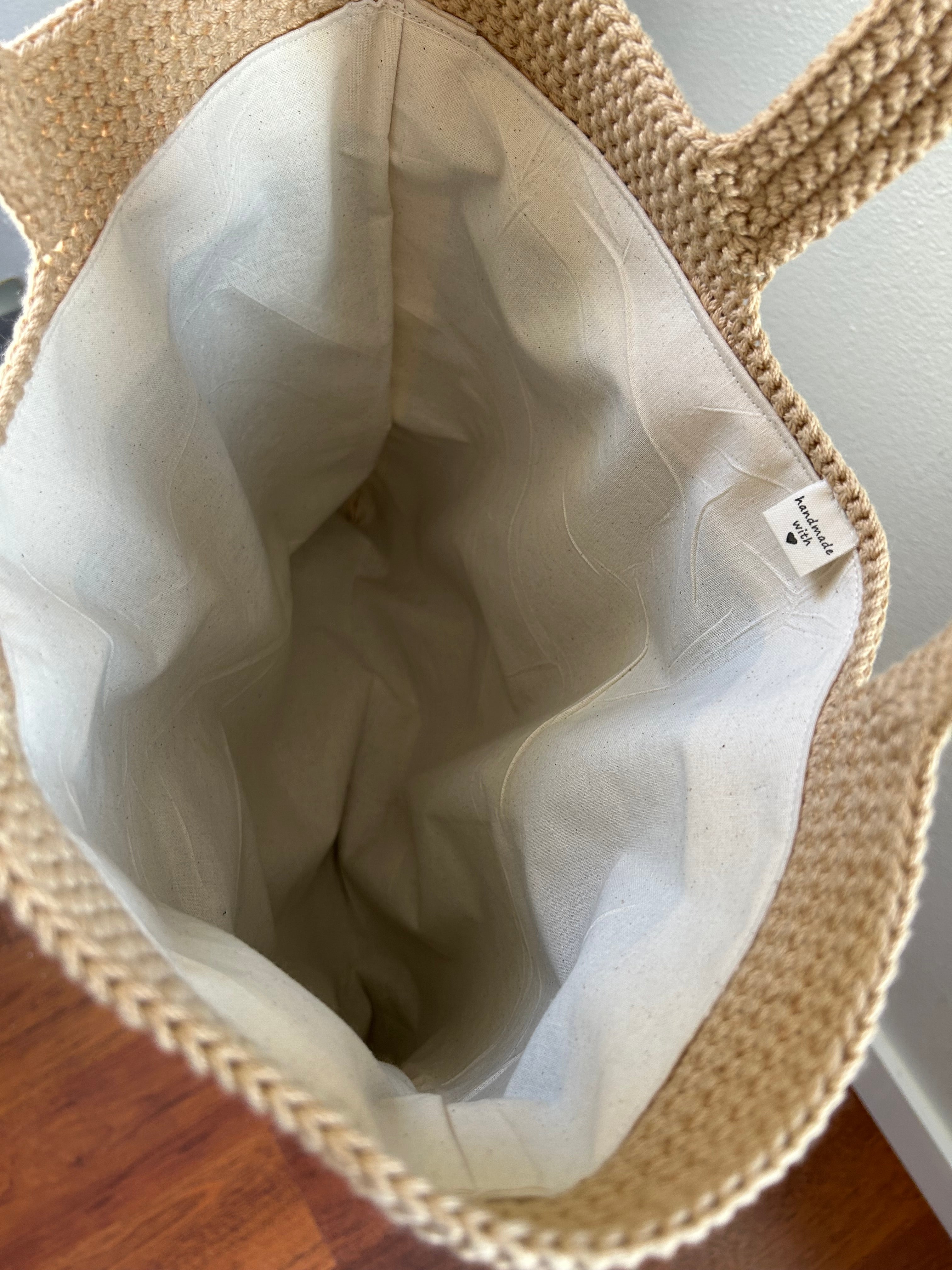 Handmade Sea Glass Tote